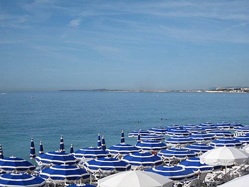 Nice view with umbrellas